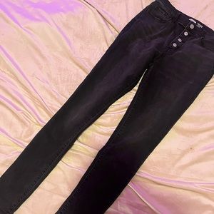 black old navy skinny jeans